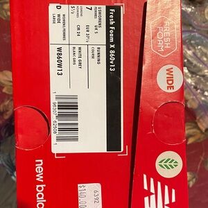 New Balance Fresh Foam X 860v13 in White and Gray